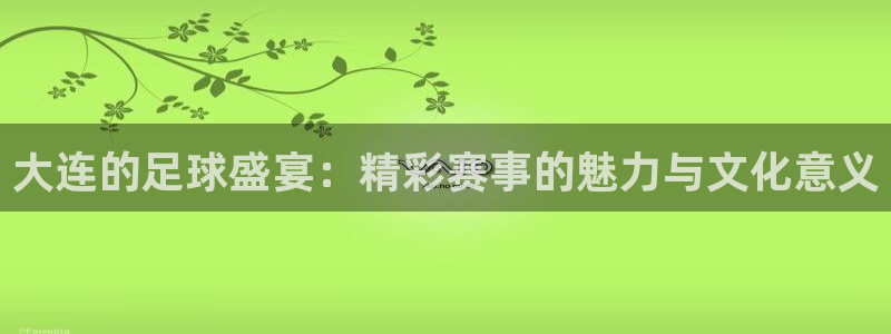 大连的足球盛宴：精彩赛事的魅力与文化