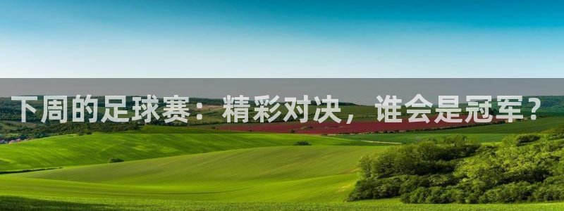 下周的足球赛：精彩对决，谁会是冠军？